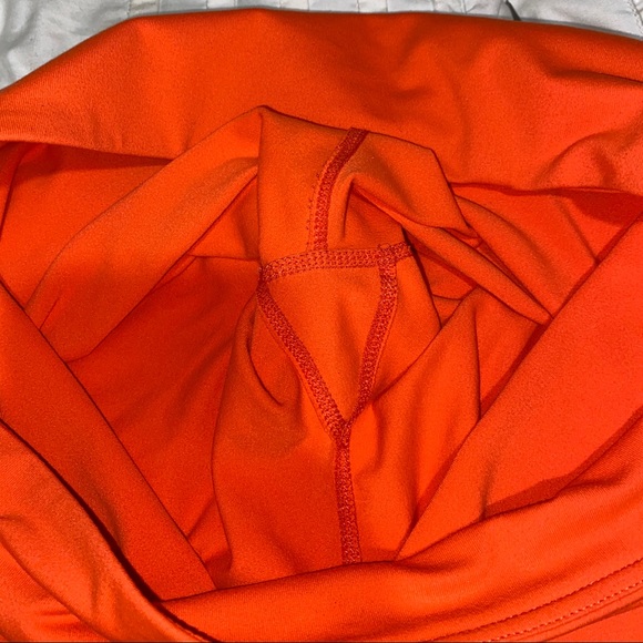 Fabletics orange mid rise power hold cropped pants - Picture 7 of 9